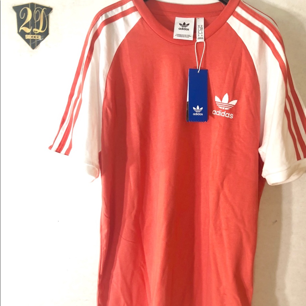 🛍Adidas Originals Cotton 3-Stripes Tee (S)